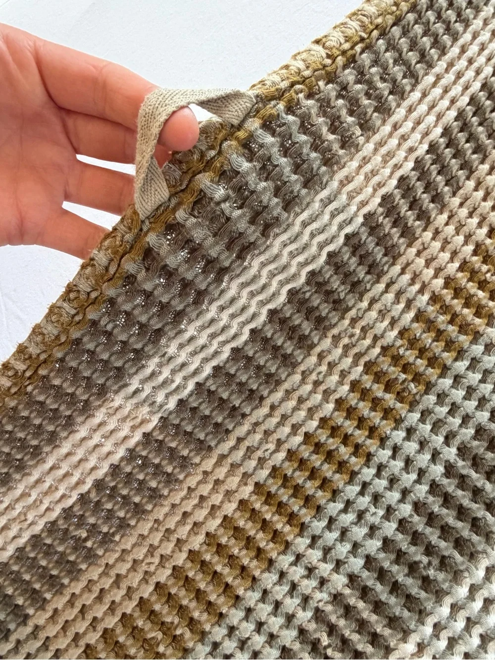 Parachute organic plaid